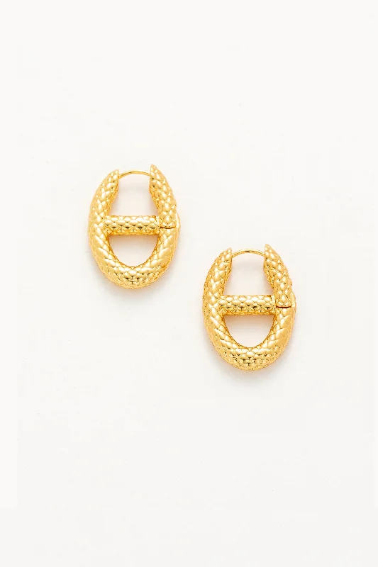 Best hoop earrings with vintage rhinestone embellishments for a retro-glam effect-Alessia Chunky Hoop Earrings