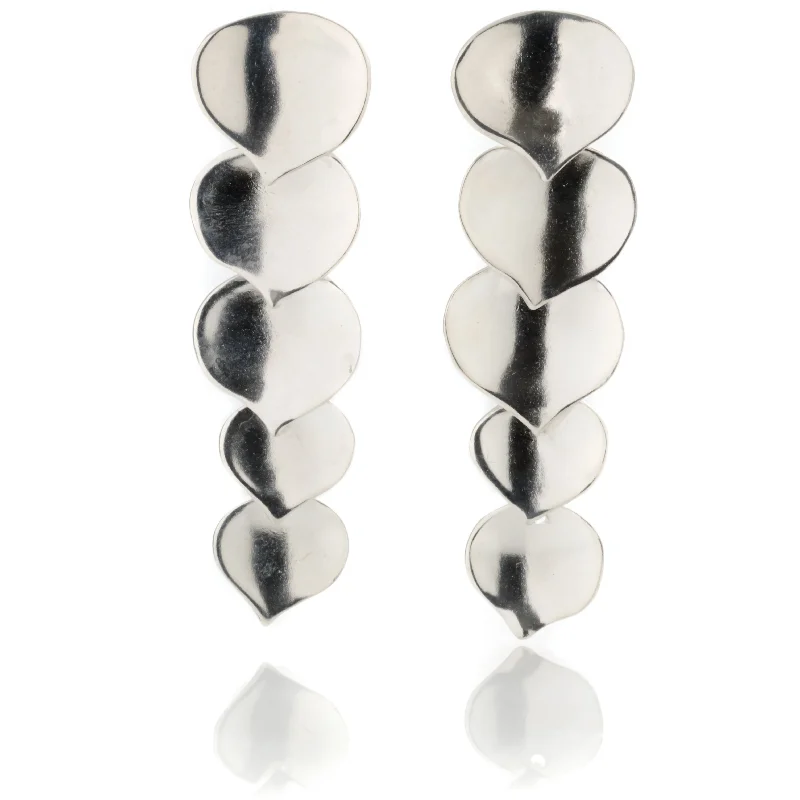 Best hoop earrings with asymmetrical designs for a fashion-forward, avant-garde look-Aspen Earrings - Long