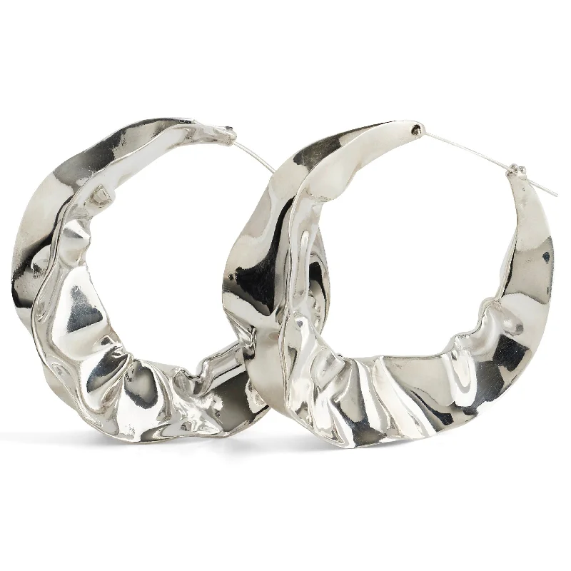 Hoop earrings with a matte finish for a sleek and sophisticated appearance-Bellatrix Hoop Earrings