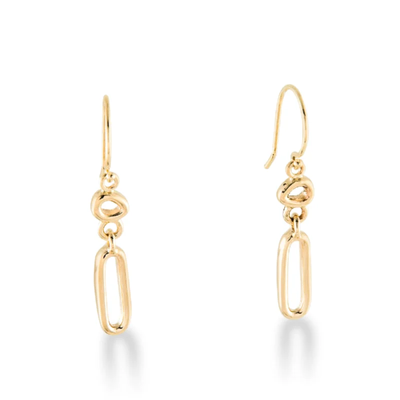 Hoop earrings with snake print designs for an edgy, wild appearance-Touchstone Drop on Wire