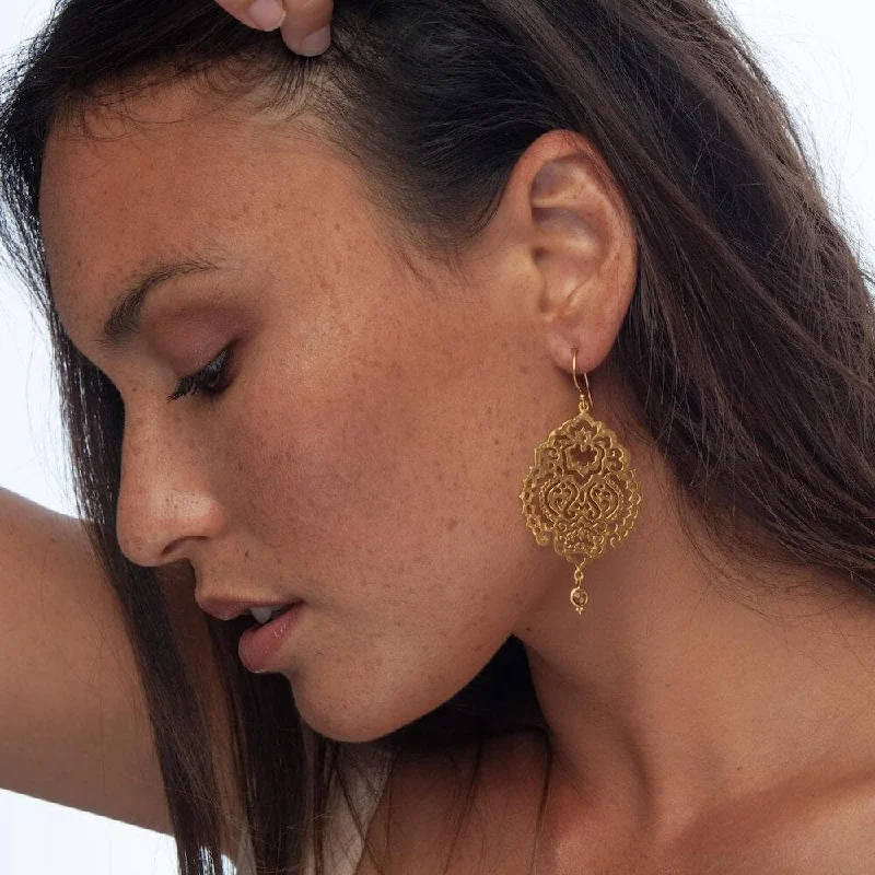 Best hoop earrings with sterling silver for an affordable and chic design-Breath of Life Earrings • Citrine