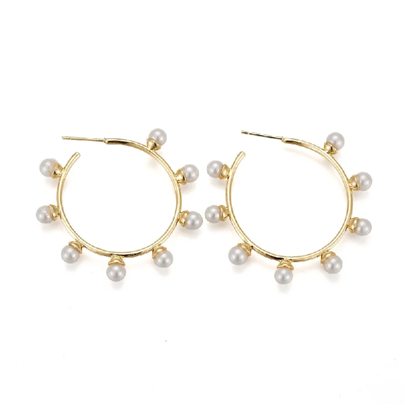 Hoop earrings with a matte finish for a sleek and sophisticated appearance-COOPER