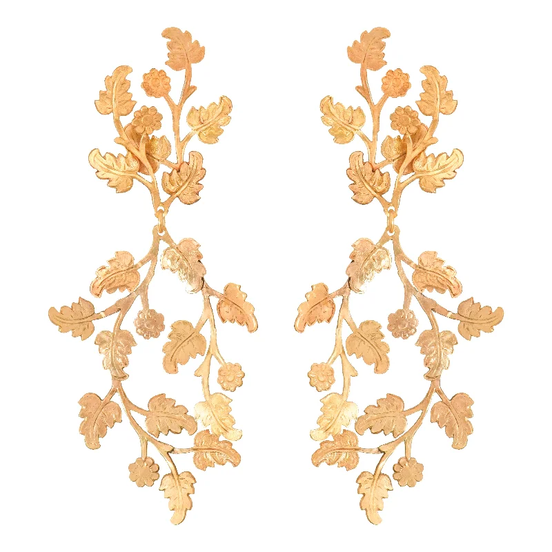 Hoop earrings with intricate designs for a unique and artistic appearance-Danae Earrings