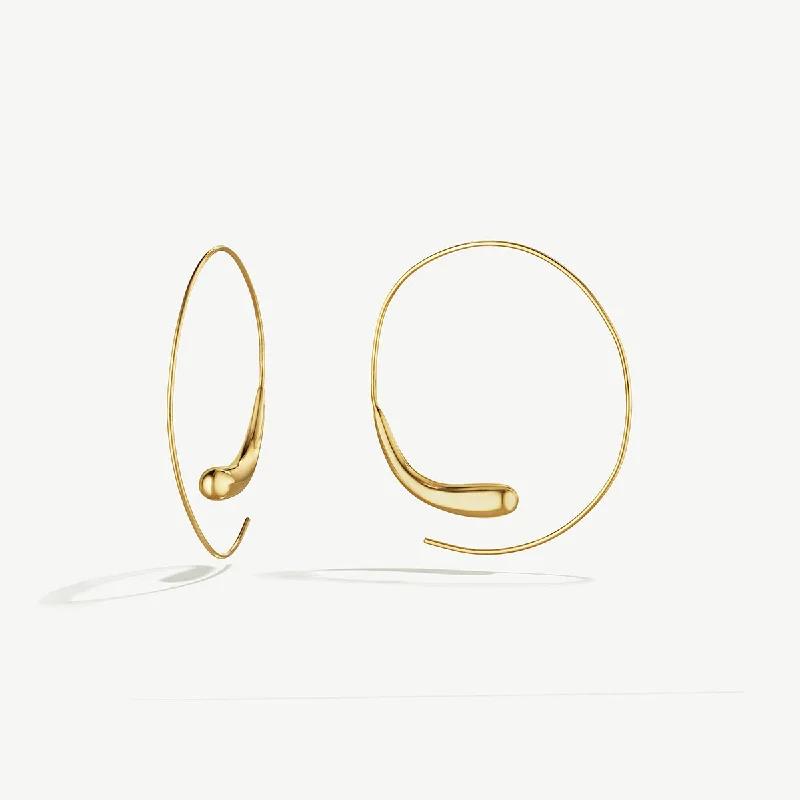 Hoop earrings with circle designs for a classic and timeless shape-Dash Hoop Earrings