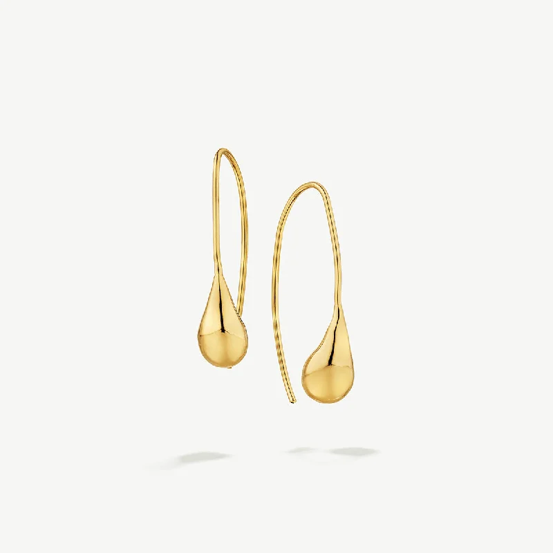 Best hoop earrings with cubic zirconia for a budget-friendly, dazzling look-Dash Threader Earrings