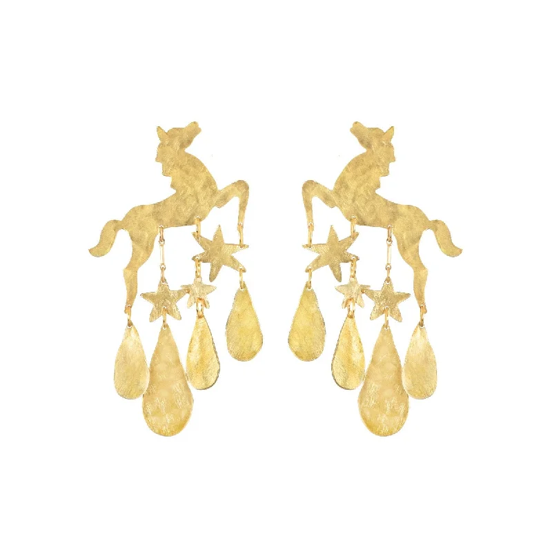 Hoop earrings with artistic filigree designs for an intricate, delicate finish-Epona Earrings