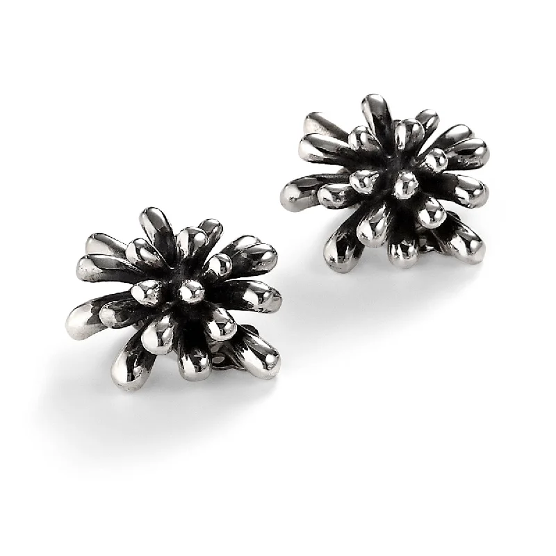 Hoop earrings with stacked layers for a bold and textured design-Fireworks Earrings