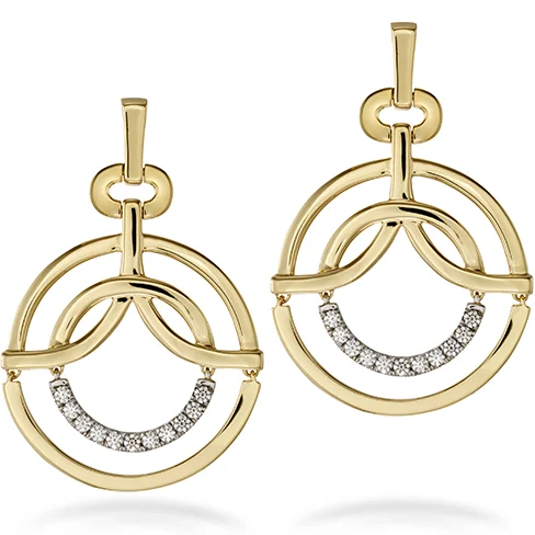 Best hoop earrings with snake-inspired designs for an edgy and fierce vibe-Hearts On Fire Copley Single Circle Diamond Earrings