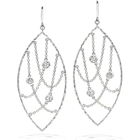 Small hoop earrings for a delicate and understated everyday wear-Hearts On Fire Obsession Marquee Drop Diamond Earrings