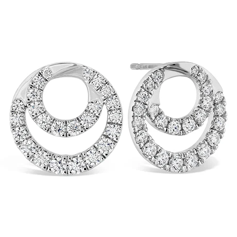 Hoop earrings with removable pendants for a versatile and customizable accessory-Hearts On Fire Optima Diamond Circle Earrings