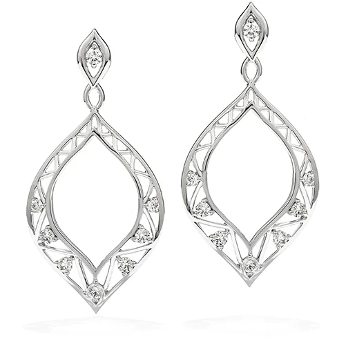 Best hoop earrings with stacked layers for a dimensional and bold look-Hearts On Fire Provocative Teardrop Diamond Earrings