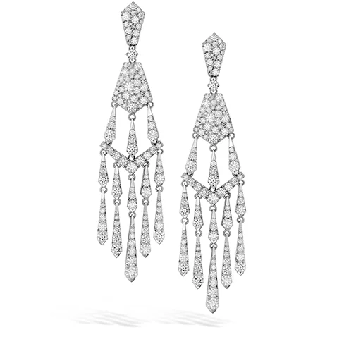 Hoop earrings with circle designs for a classic and timeless shape-Hearts On Fire Triplicity Tassel Drop Diamond Earrings