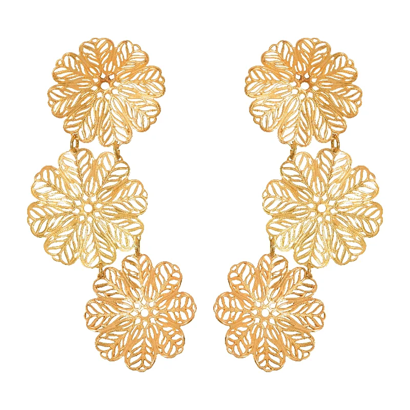 Hoop earrings with textured finishes for a vintage and classic style-Kiara Earrings