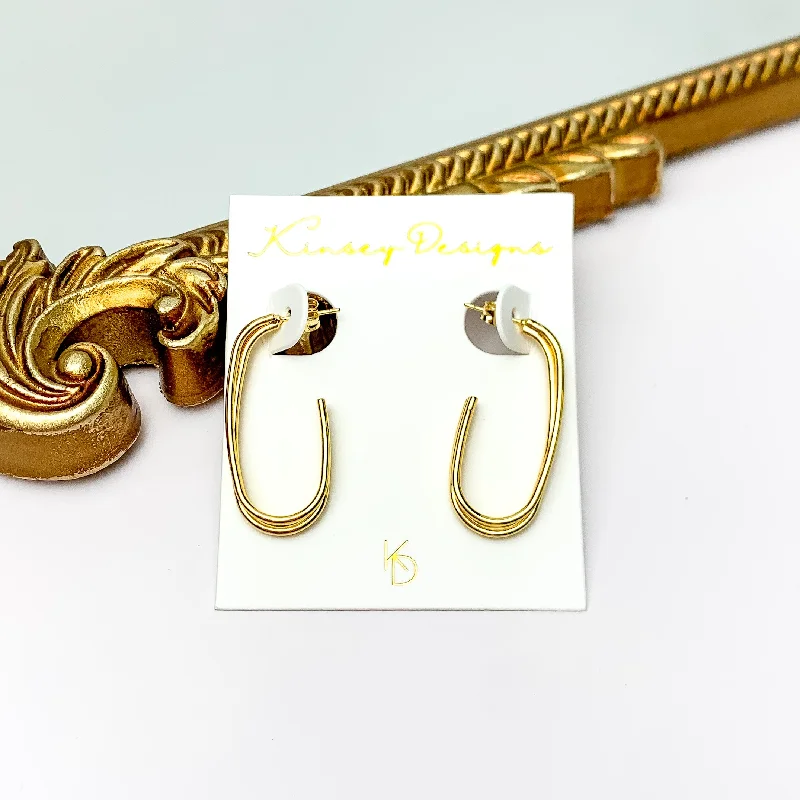 Hoop earrings with twisted leather for a chic and modern boho look-Kinsey Designs | Dutton Hoop Earrings