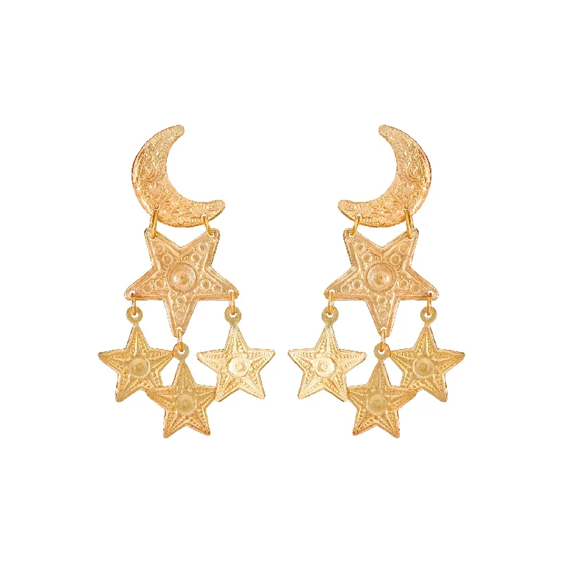 Best hoop earrings with gold for a luxurious and timeless look-Little Under the Moon Earrings