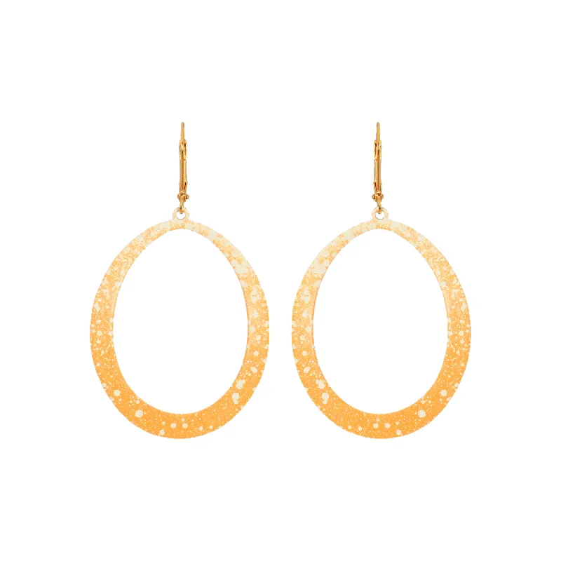 Best hoop earrings with geometric hexagon shapes for a modern, angular look-Little Yellow Meli Earrings