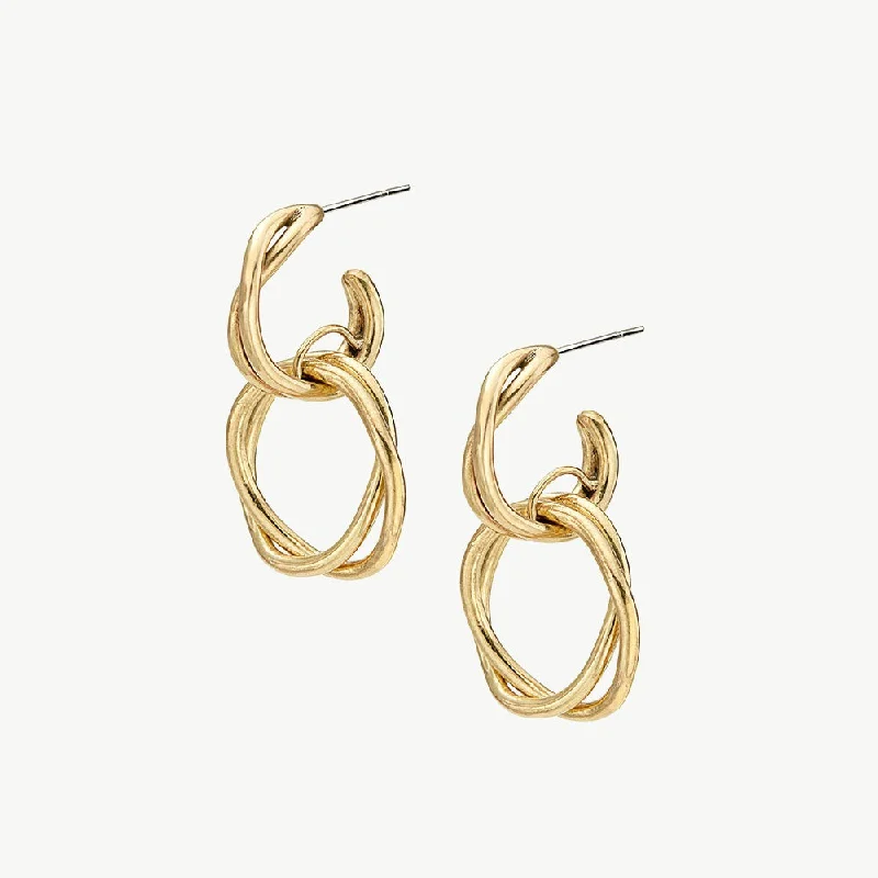 Best hoop earrings with tribal designs for a cultural and exotic aesthetic-Nia Earrings