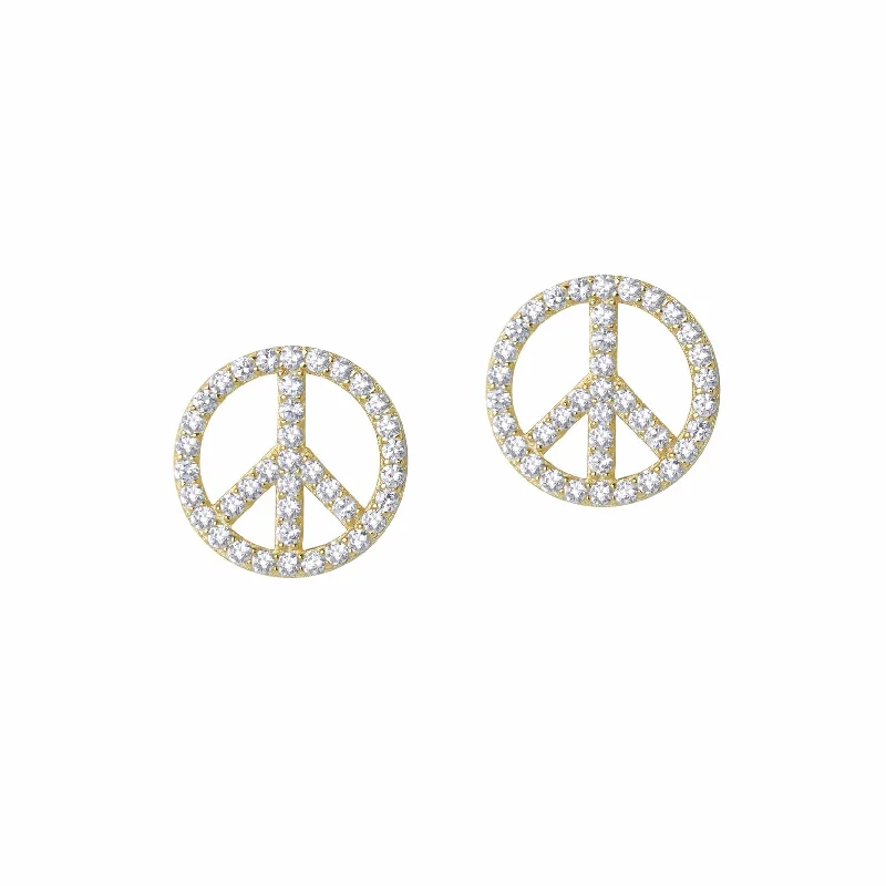 Medium hoop earrings for an everyday look with the perfect balance of style-Peace of Mind | Earrings