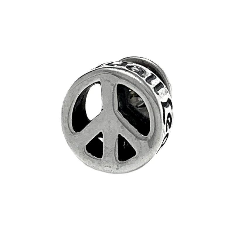 Hoop earrings with oversized designs for a bold, fashion-forward statement-Peace Sign Earrings