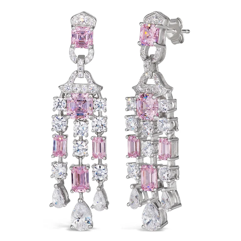 Best hoop earrings with custom designs for a personalized, unique accessory-Red Carpet Worthy Chandelier Earrings by Kathy Hilton