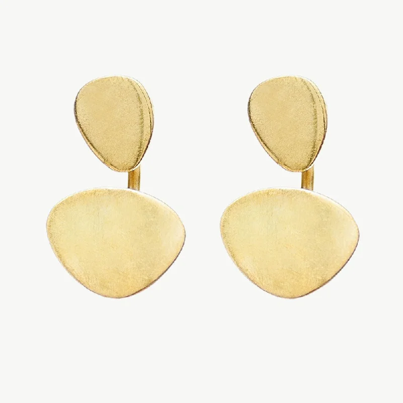 Hoop earrings with circle designs for a classic and timeless shape-Sabi Moon Jacket Earrings