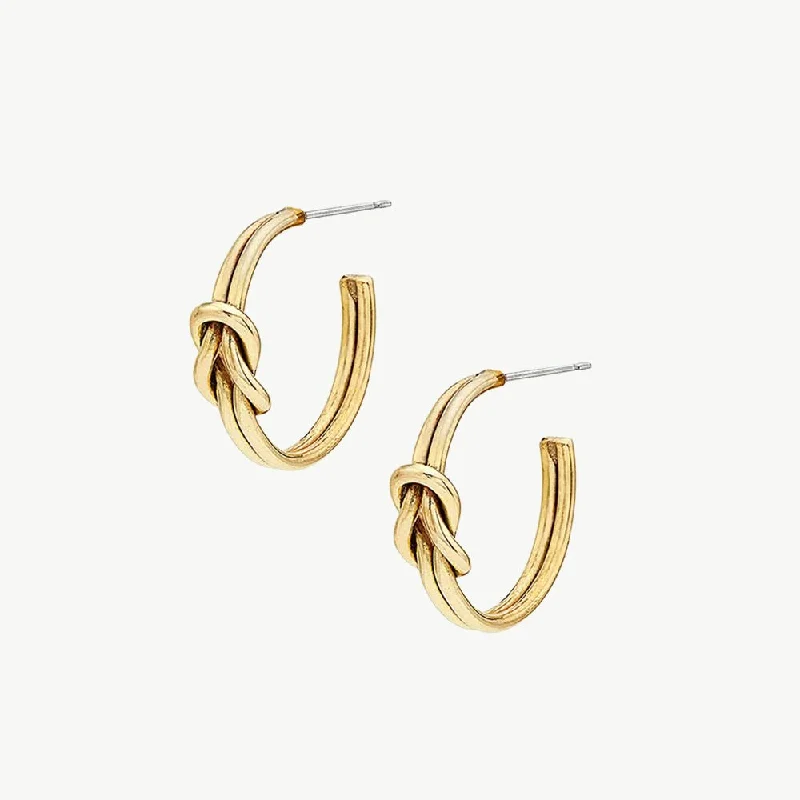 Best hoop earrings with crescent-shaped designs for a bold, moon-inspired style-Sayo Hoop Earrings