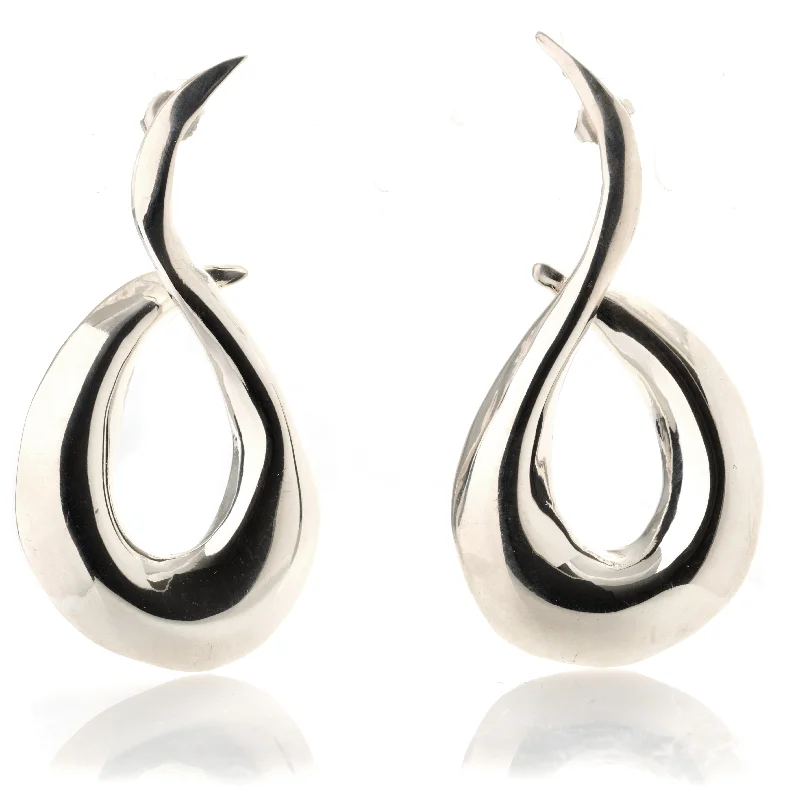 Best hoop earrings with hammered gold for a rustic yet elegant look-Smoke Earrings