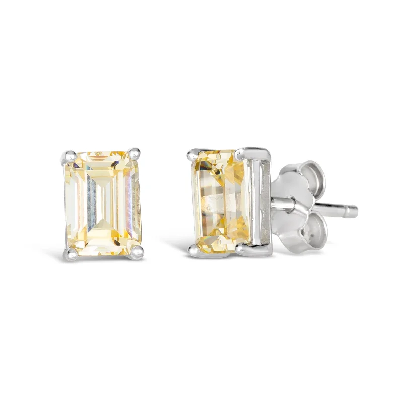 Hoop earrings with polished metal for a shiny and high-quality finish-Soleil 2 Carat Diamond Crystalline Studs