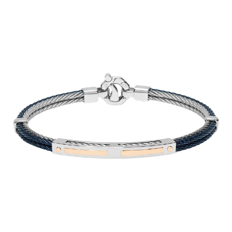 Best bangle bracelets with gold-plated finishes for an affordable luxury option-BARAKA White Diamond Men's Bangle