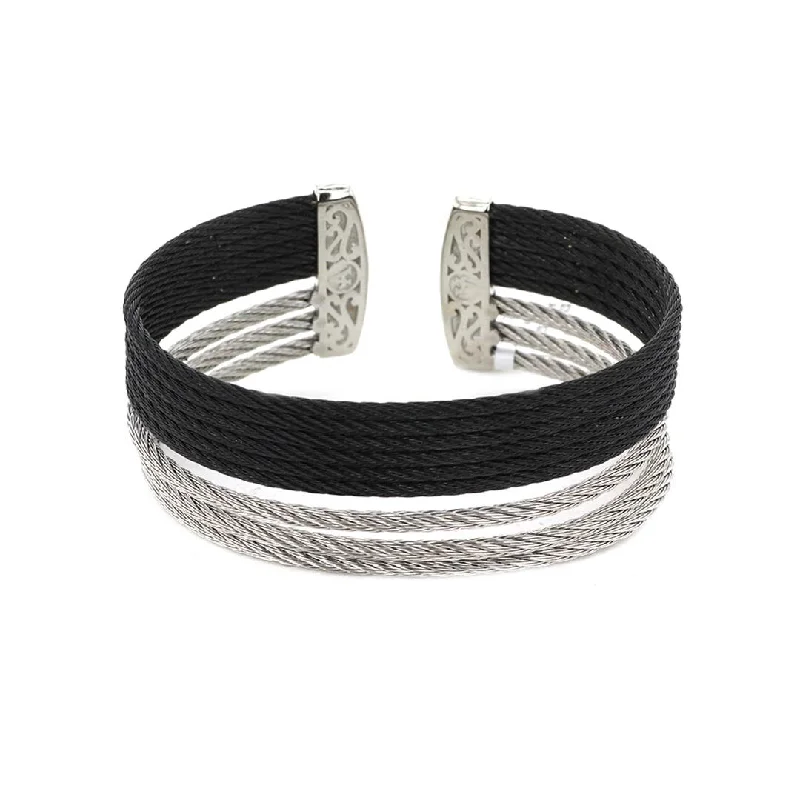 Lightweight bangle bracelets with subtle shimmer for an understated yet elegant look-Cable Bracelet | 10263069