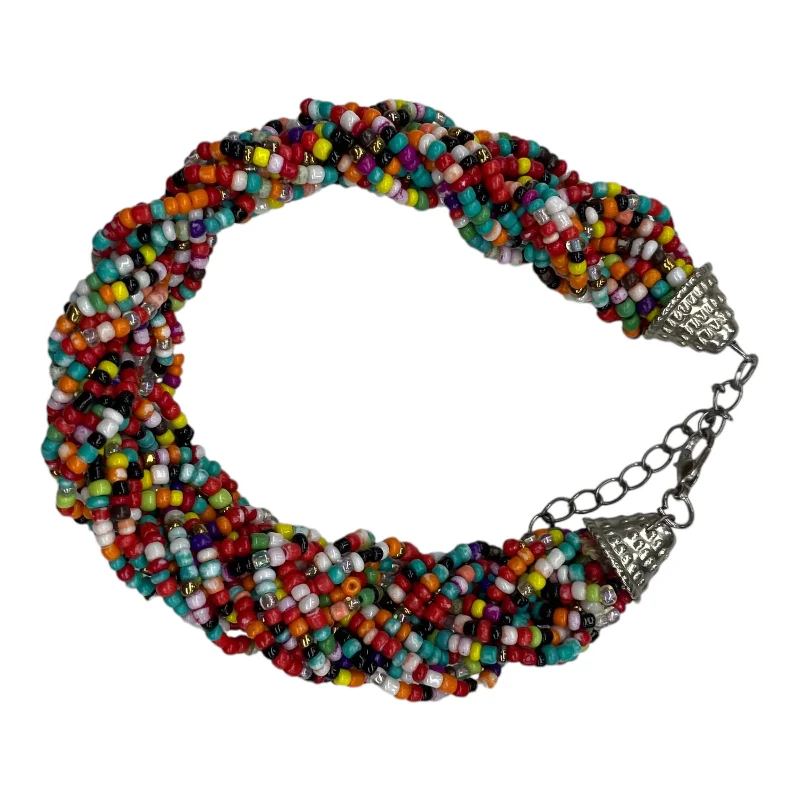 Sleek bangle bracelets with modern metallic finishes for a polished, chic design-Bracelet Beaded By Plunder In Multi