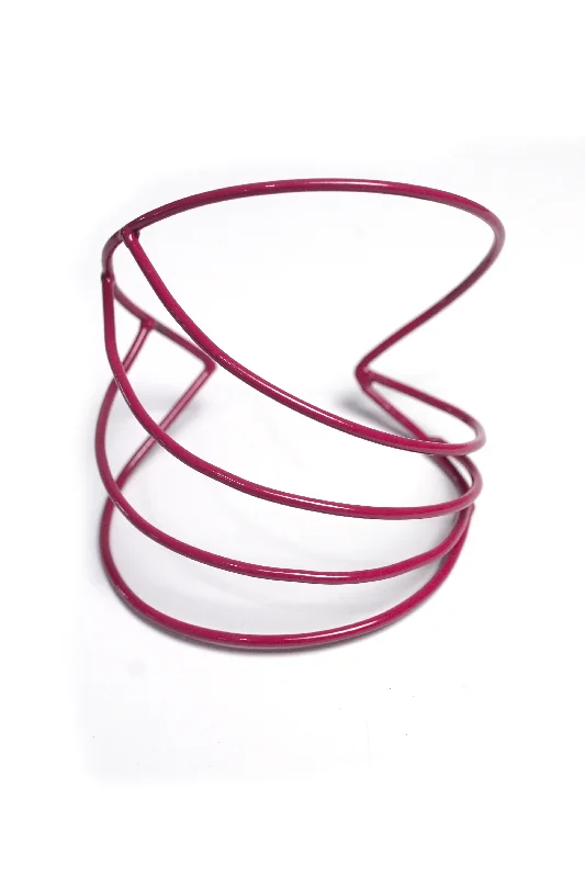 Vintage-inspired bangle bracelets with antique finishes for a retro, nostalgic style-Bracelet No. 1 in Dusty Claret