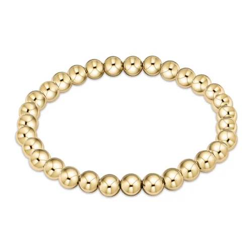 Bold bangle bracelets with textured finishes for a dynamic and modern style-Enewton Classic 6mm Bead Bracelet