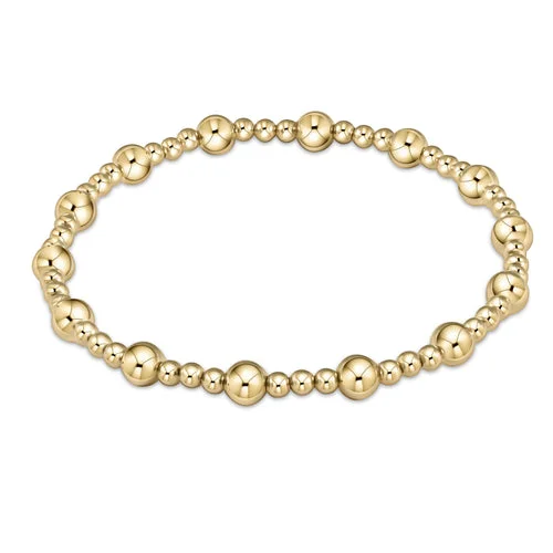 Lightweight bangle bracelets with subtle shimmer for an understated yet elegant look-Enewton Classic Sincerity Pattern 5mm Bead Bracelet