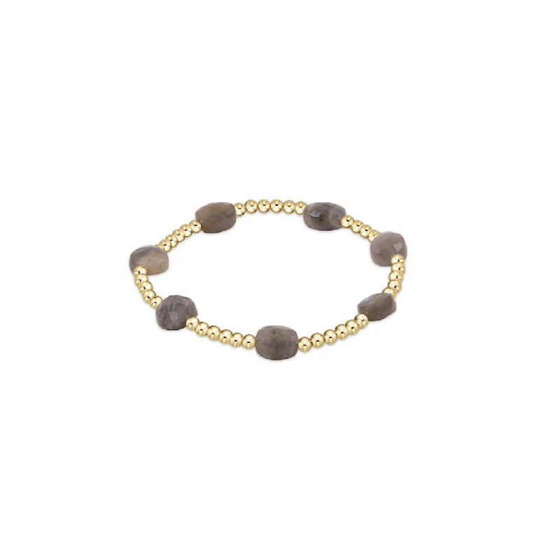 Elegant bangle bracelets with diamond-shaped stones for a sophisticated look-Enewton Admire 3mm Bead Bracelet - Labradorite